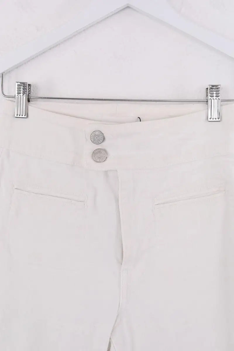 Jean large Frame Blanc en Coton