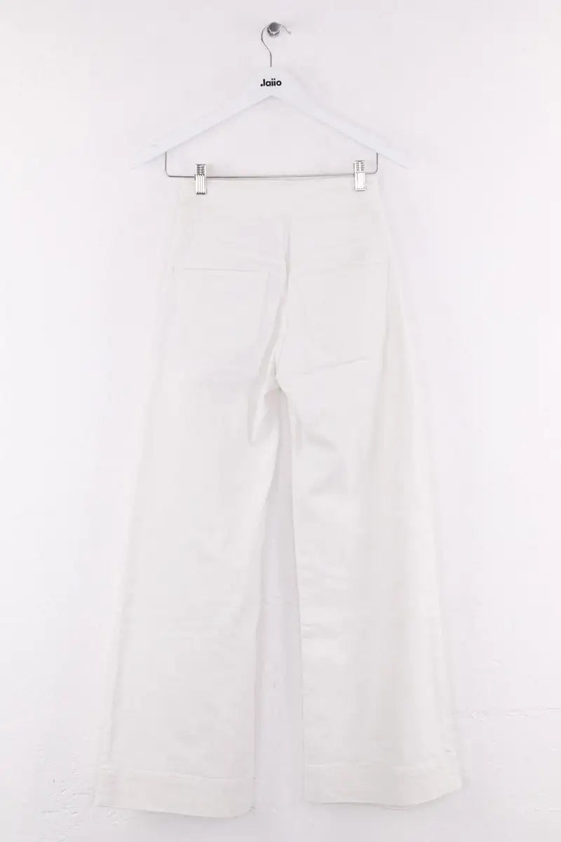 Jean large Frame Blanc en Coton