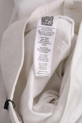 Jean large Frame Blanc en Coton