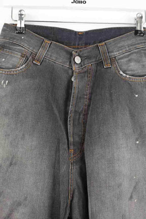 Jean large Ganni Gris en Coton