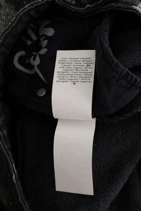 Jean large Ganni Noir en Coton