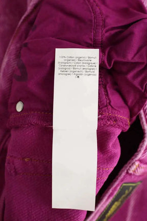 Jean large Ganni Rose en Coton