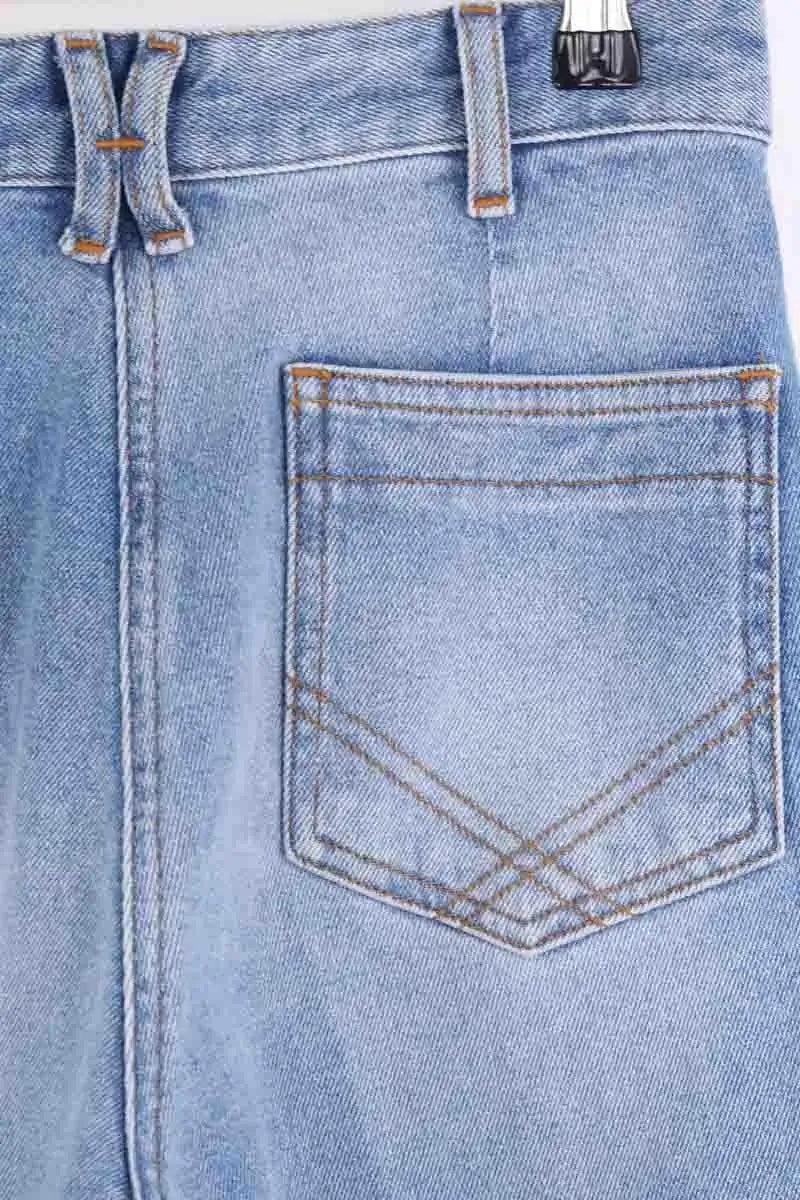 Jean large Gerard Darel Anna Bleu en Coton