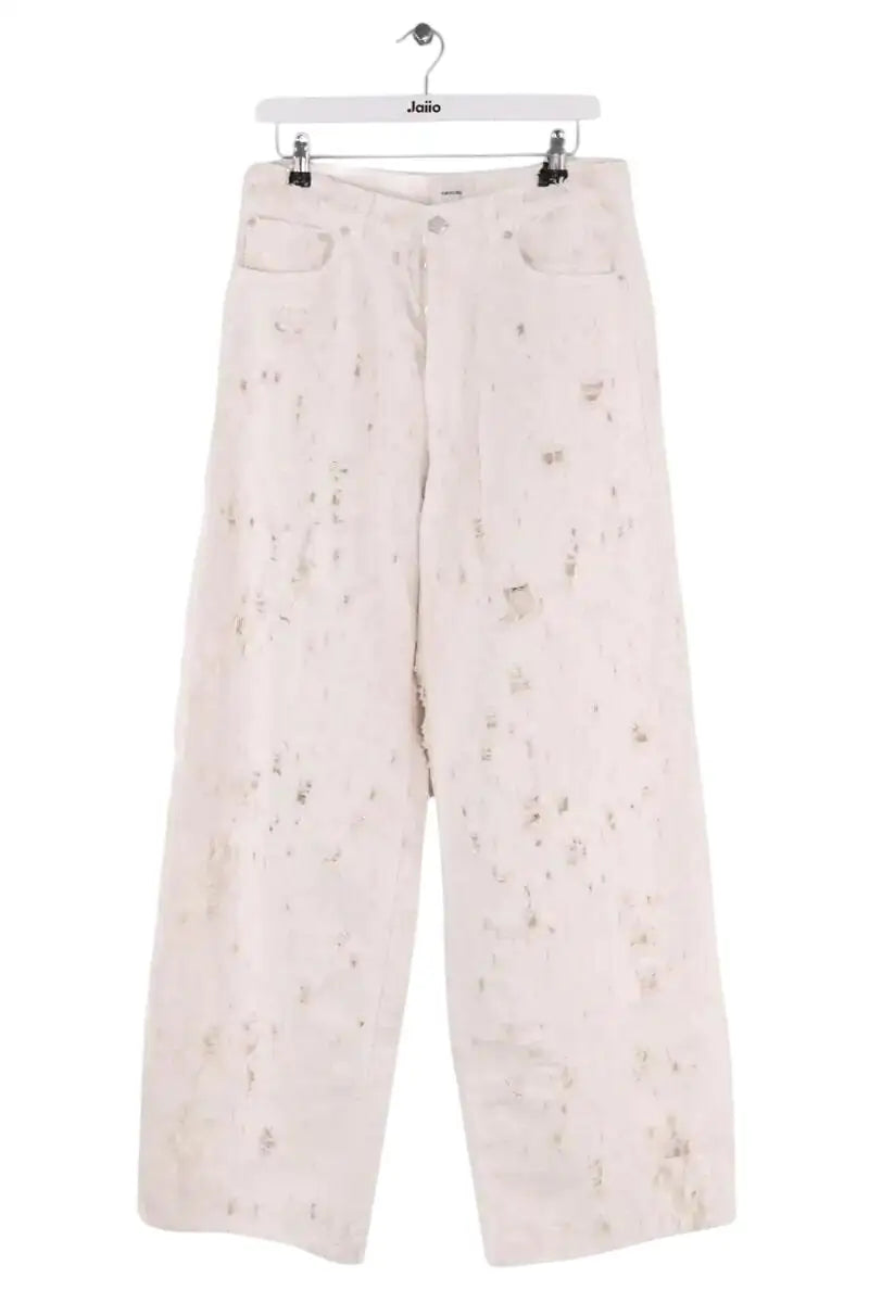 Jean large Haikure Ecru en Coton, taille L - Seconde Main