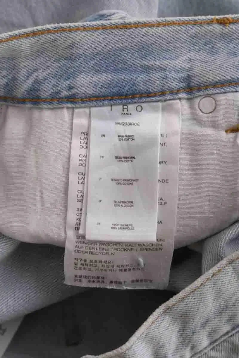 Jean large Iro Bleu en Coton