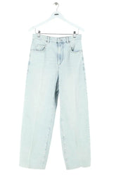 Jean large Isabel Marant Bleu en Coton, taille S - Seconde Main