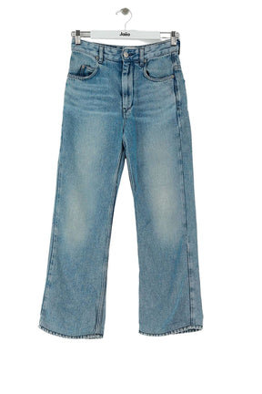 Jean large Isabel Marant Bleu en Coton, taille XS - Seconde Main