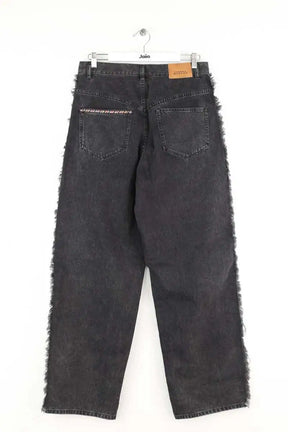 Jean large Isabel Marant Étoile Noir en Coton