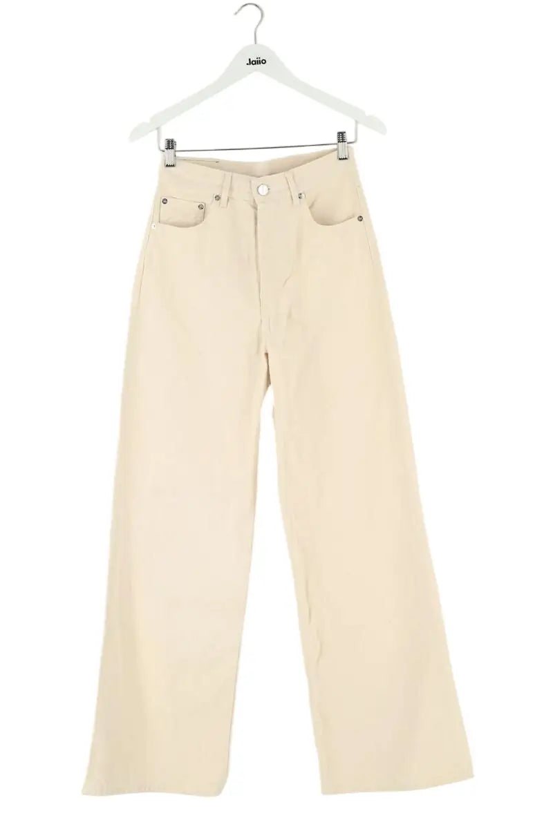 Jean large Laurence Bras Beige en Coton, taille XS - Seconde Main