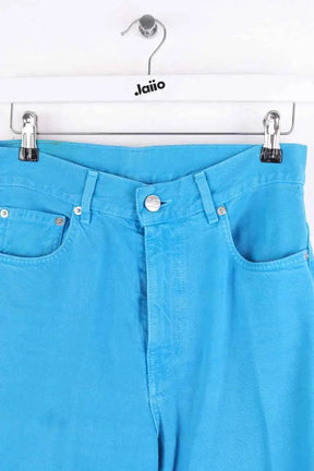 Jean large Laurence Bras Bleu en Coton