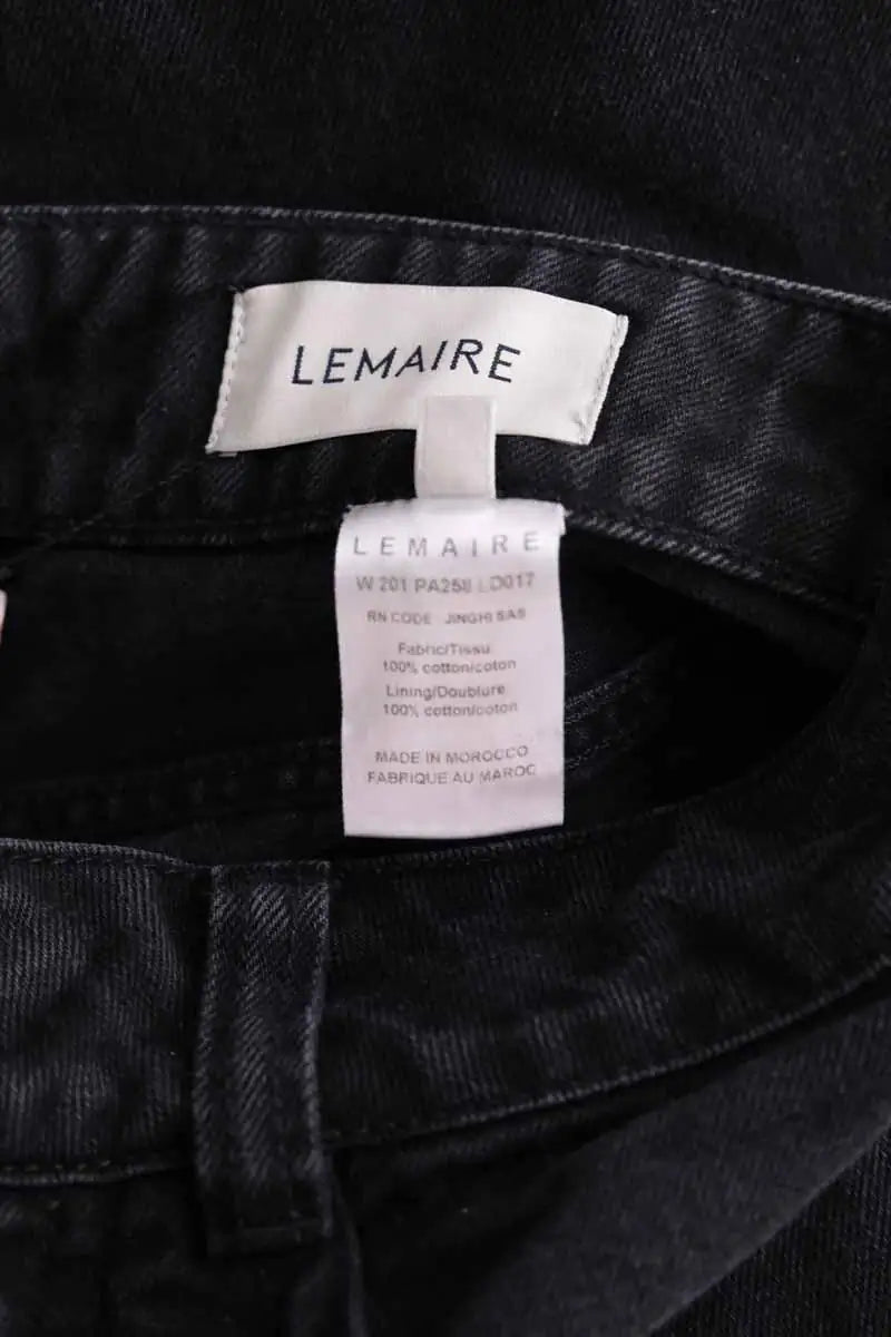 Jean large Lemaire Anthracite en Coton