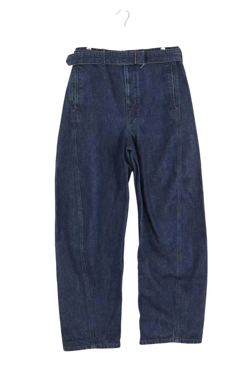 Jean large Lemaire Marine en Coton, taille M - Seconde Main