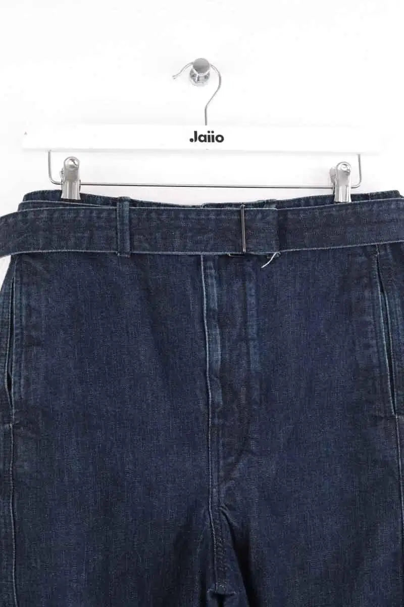 Jean large Lemaire Marine en Coton