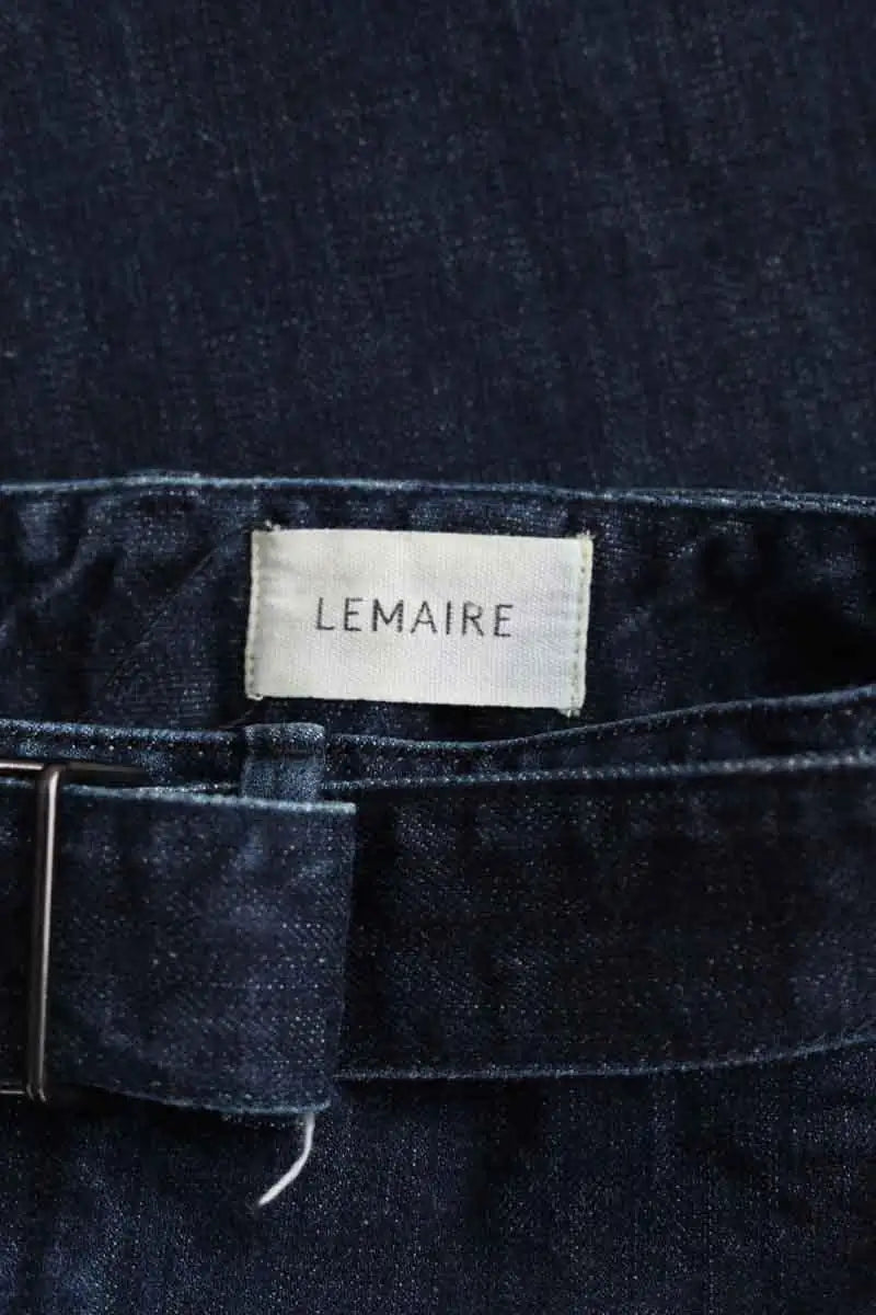 Jean large Lemaire Marine en Coton