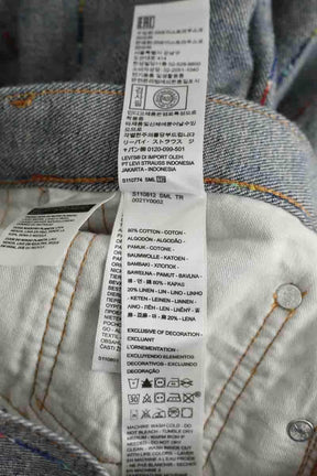 Jean large Levi's Bleu en Coton