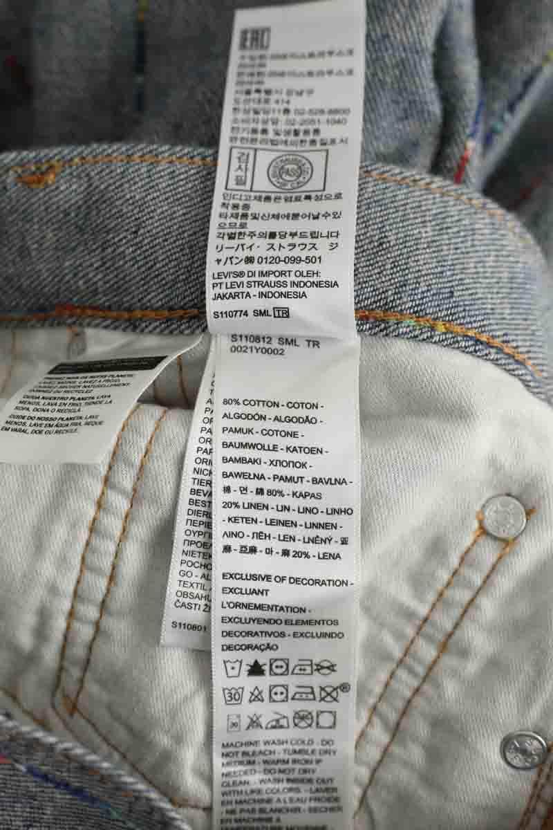 Jean large Levi's Bleu en Coton
