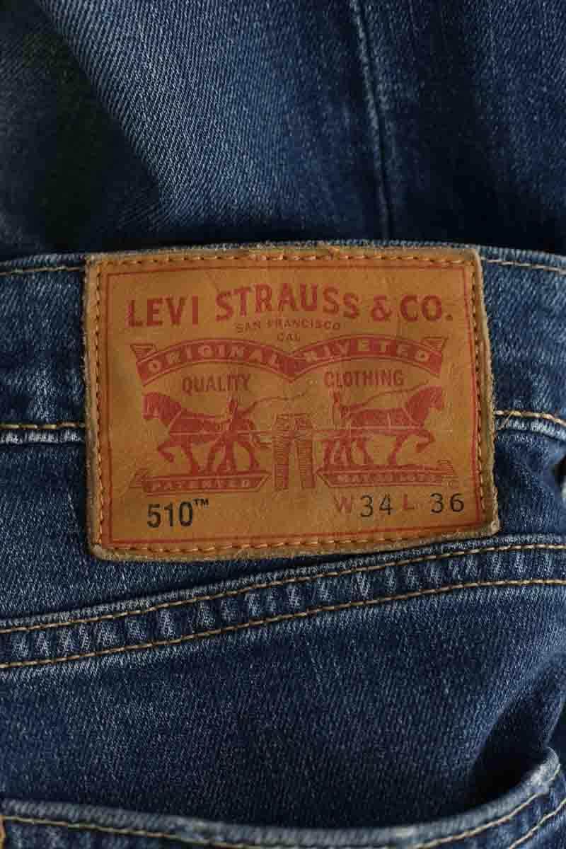 Jean large Levi's Bleu en Coton