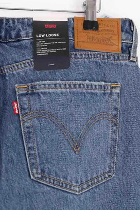 Jean large Levi's Low Loose Bleu en Coton