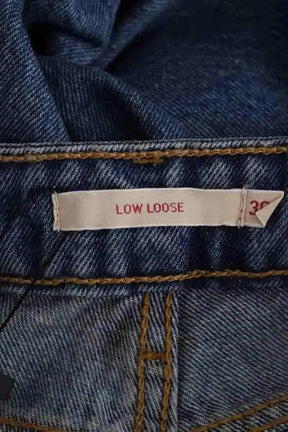 Jean large Levi's Low Loose Bleu en Coton