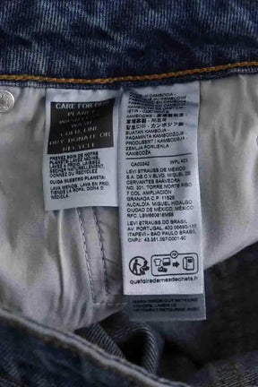 Jean large Levi's Low Loose Bleu en Coton