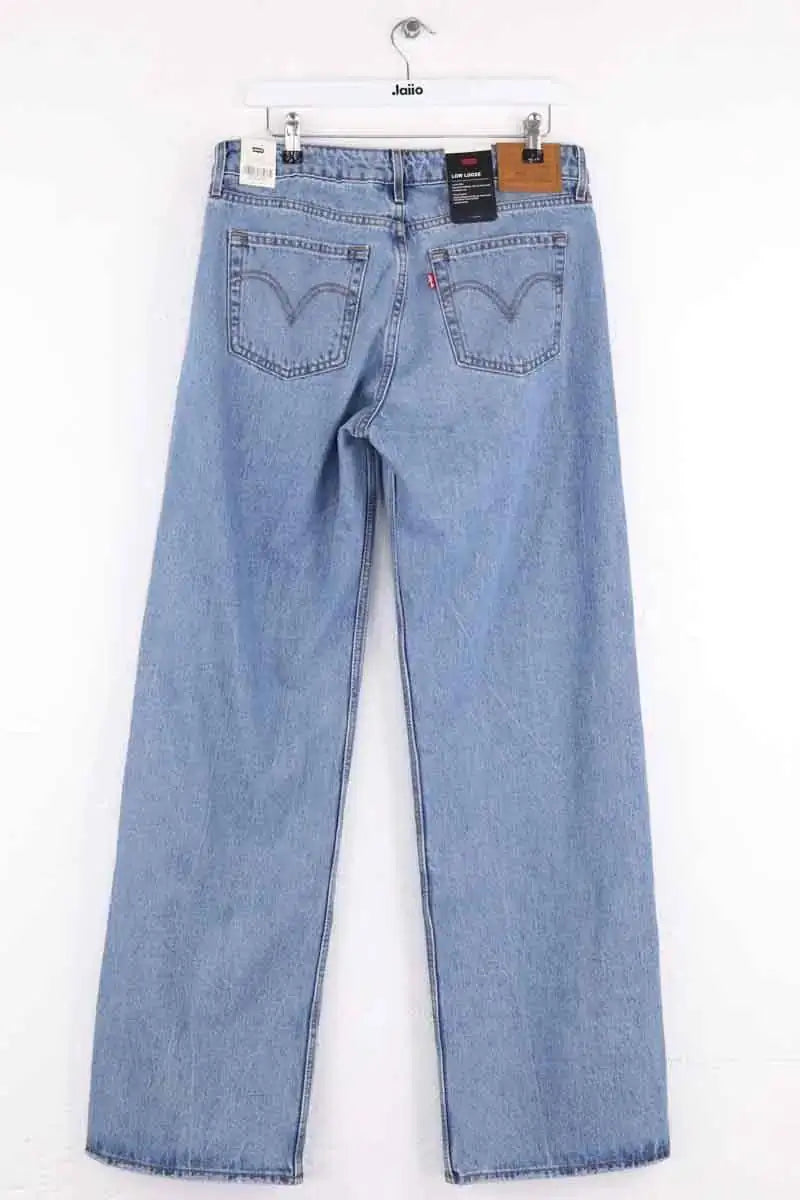 Jean large Levi's Low Loose Bleu en Coton