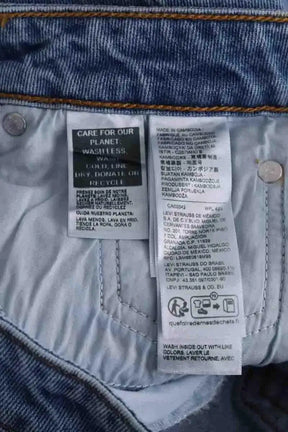 Jean large Levi's Low Loose Bleu en Coton