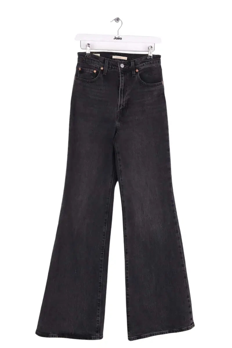 Jean large Levi's ribcage bell  Gris en Coton, taille XS - Seconde Main