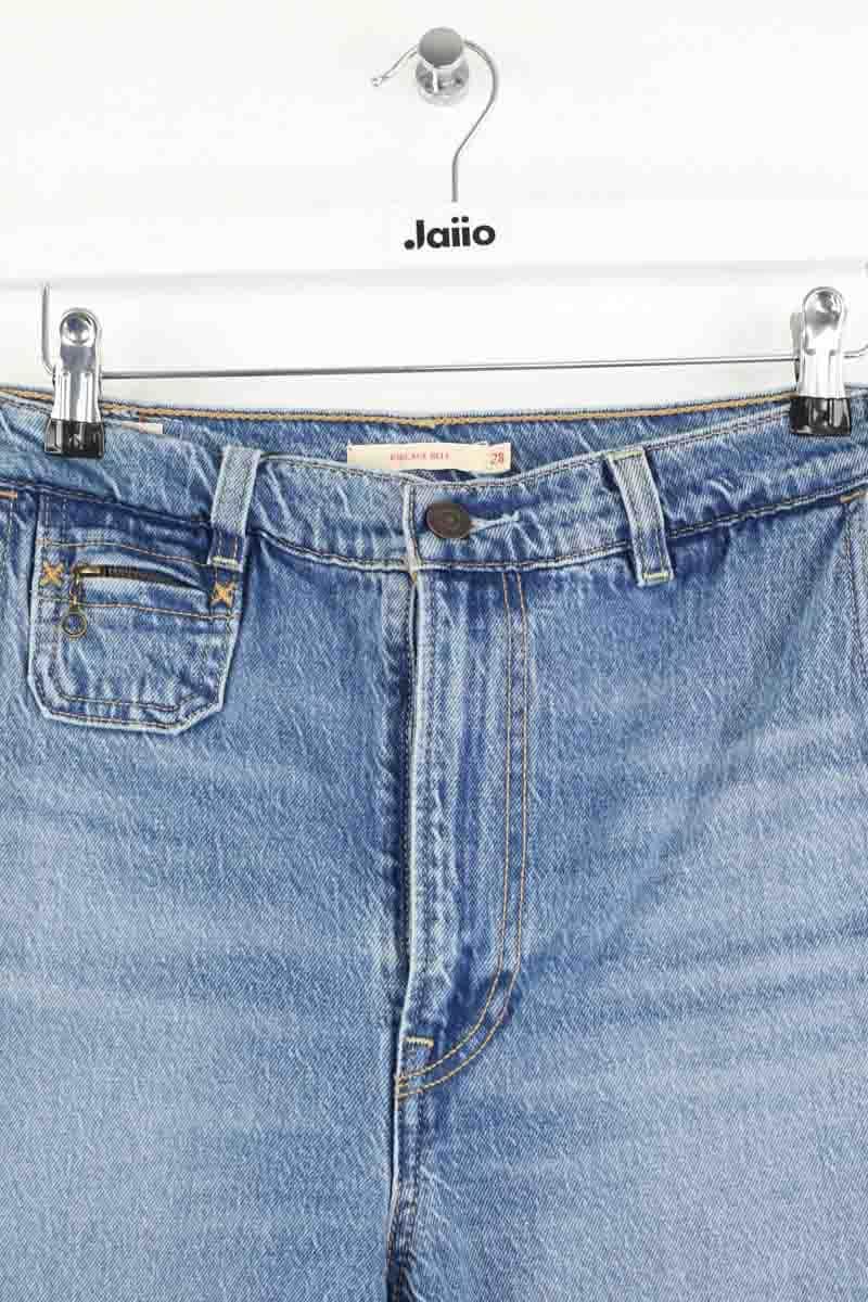 Jean large Levi's Ribcage Bell Bleu en Coton