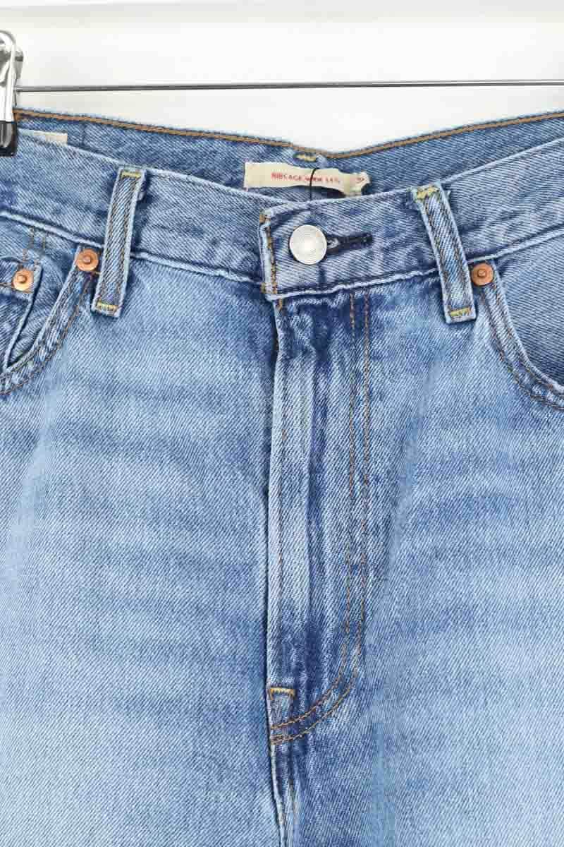 Jean large Levi's Ribcage wide leg Bleu en Coton