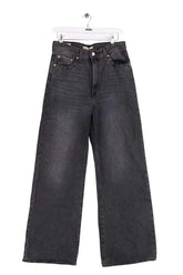 Jean large Levi's Ribcage Wide Leg Gris en Coton, taille L - Seconde Main