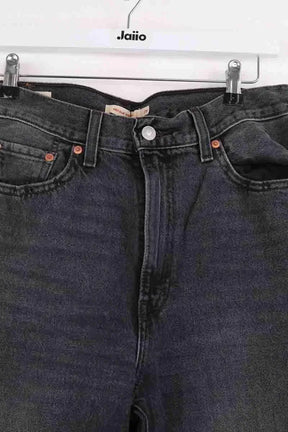 Jean large Levi's Ribcage Wide Leg Gris en Coton
