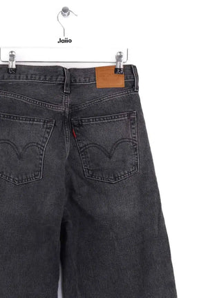 Jean large Levi's Ribcage Wide Leg Gris en Coton