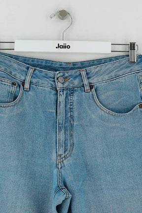 Jean large Maison Martin Margiela Bleu en Coton
