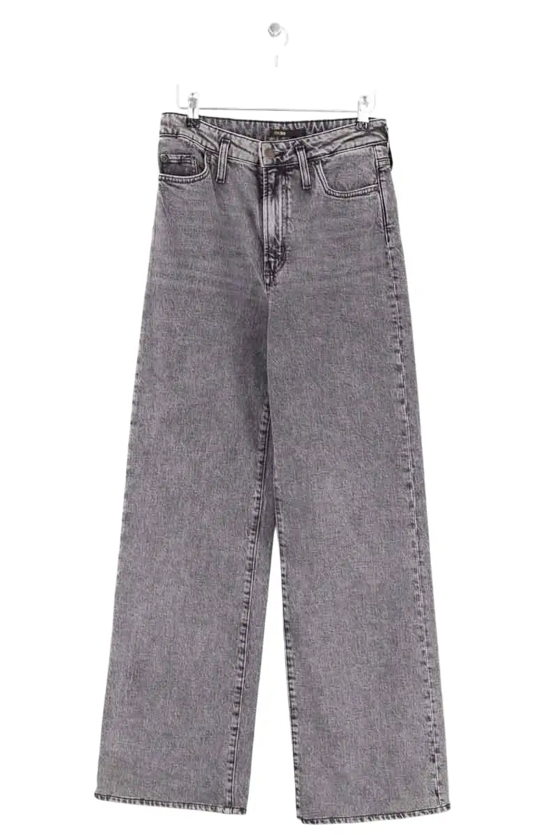 Jean large Maje Gris en Coton, taille S - Seconde Main