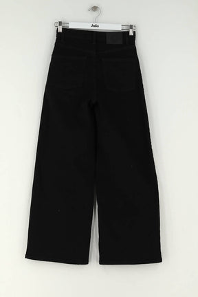 Jean large Maje Noir en Coton