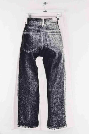 Jean large MM6 Blanc en Coton