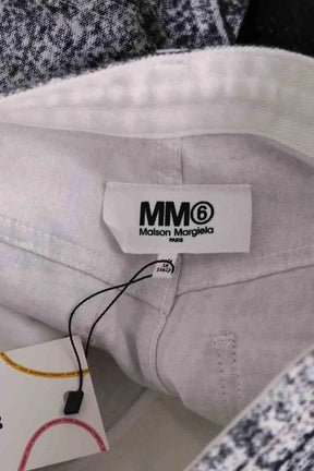 Jean large MM6 Blanc en Coton