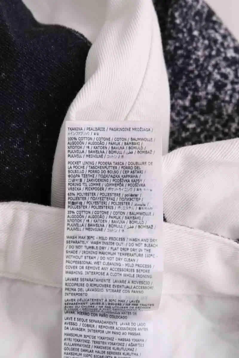 Jean large MM6 Blanc en Coton