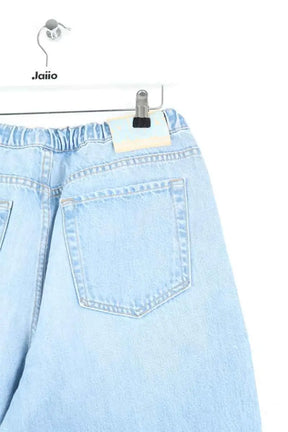 Jean large Mother Bleu en Coton