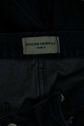 Jean large Officine Générale Bleu en Coton
