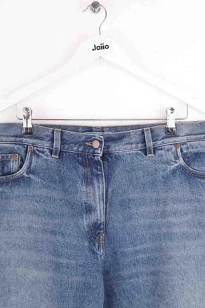 Jean large Prada Bleu en Coton