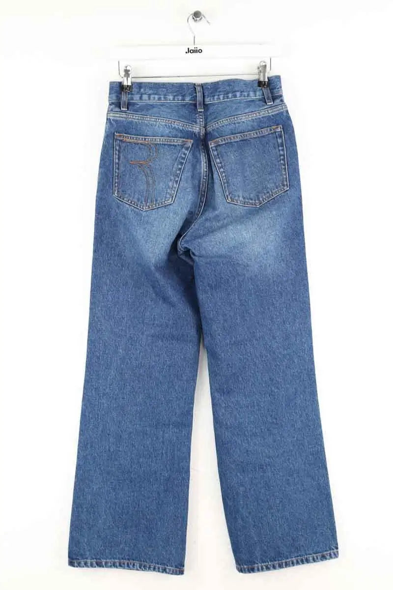 Jean large Rouje Bleu en Coton