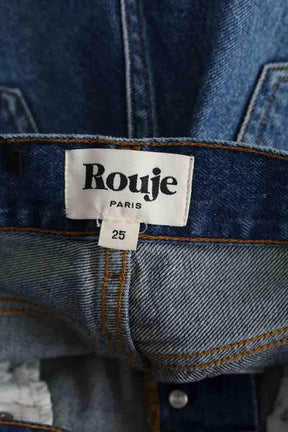Jean large Rouje Bleu en Coton