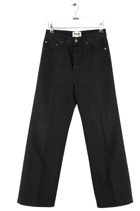 Jean large Rouje Noir en Coton, taille XS - Seconde Main