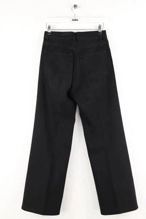 Jean large Rouje Noir en Coton