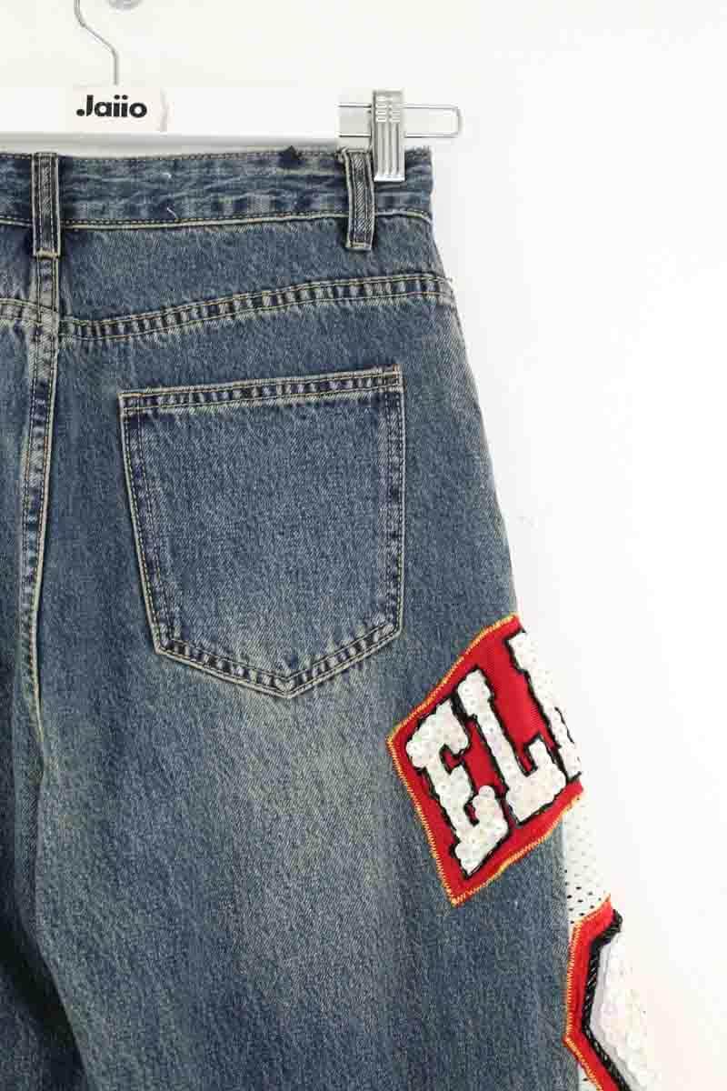 Jean large Ruta Bleu en Coton