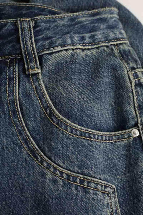 Jean large Ruta Bleu en Coton