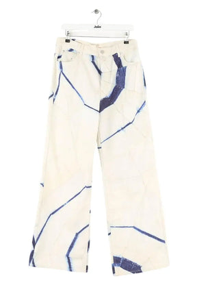 Jean large Sandro Beige en Coton, taille XL - Seconde Main