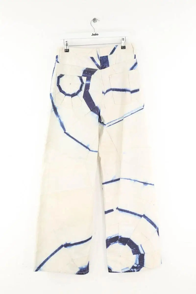 Jean large Sandro Beige en Coton