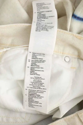 Jean large Sandro Beige en Coton